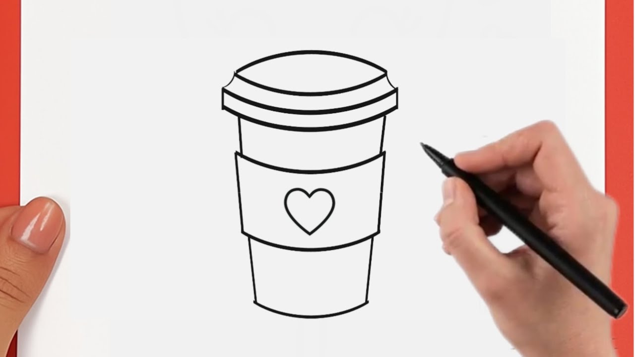 How to Draw a coffee cup
