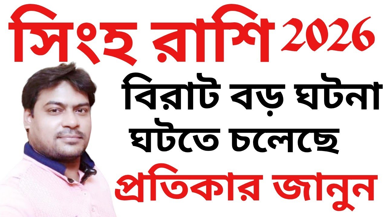 সিংহ রাশি 2026বিরাট বড় ঘটনা ঘটাতে চলেছে!#2026rashifal