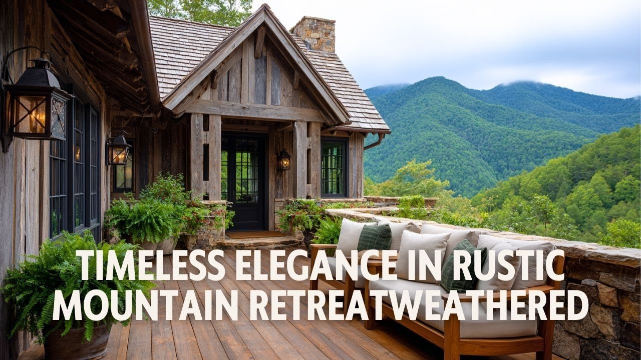 Sophisticated Rustic Summer House Inspired by Ralph Lauren’s Mountain Lodge Aesthetic