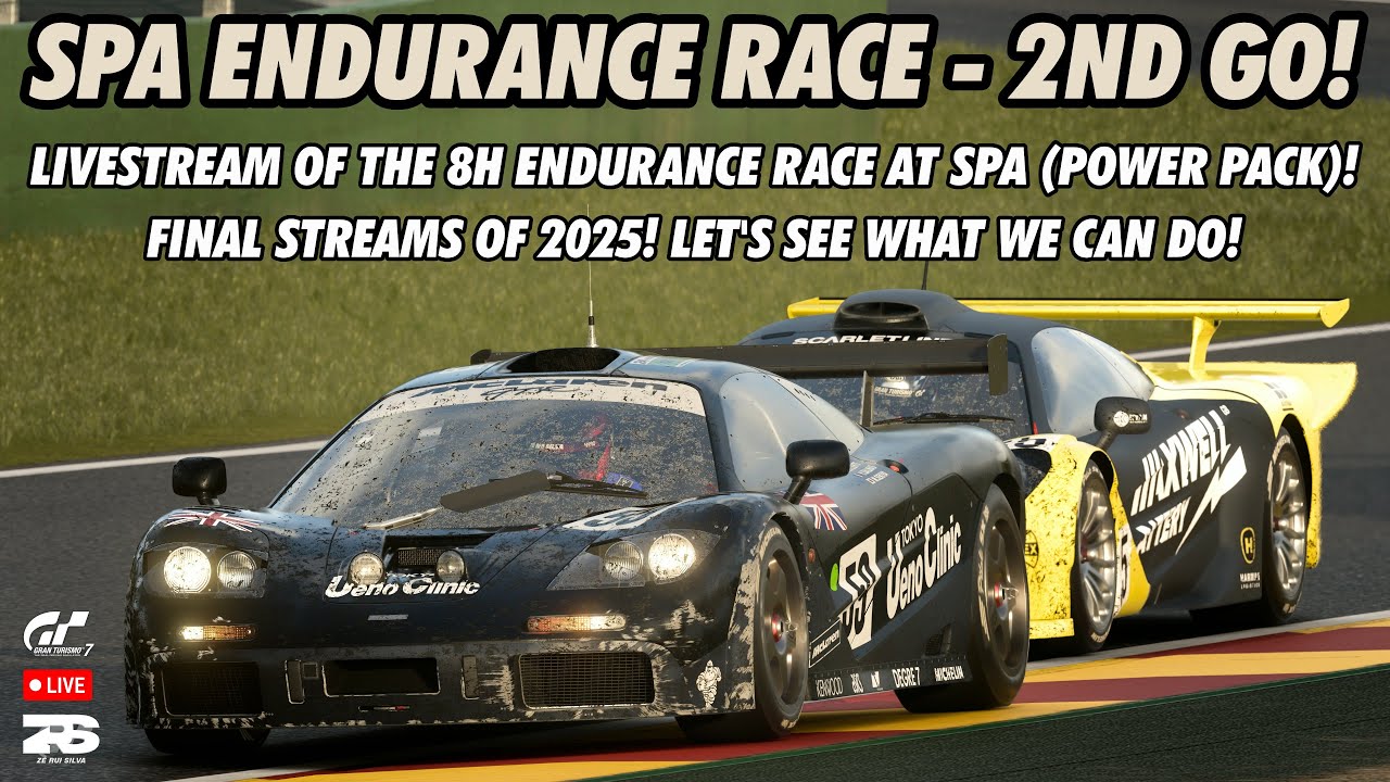 🔴 Live - Gran Turismo 7 | Spa 8H Endurance Race - 2nd Attempt (Part 1)