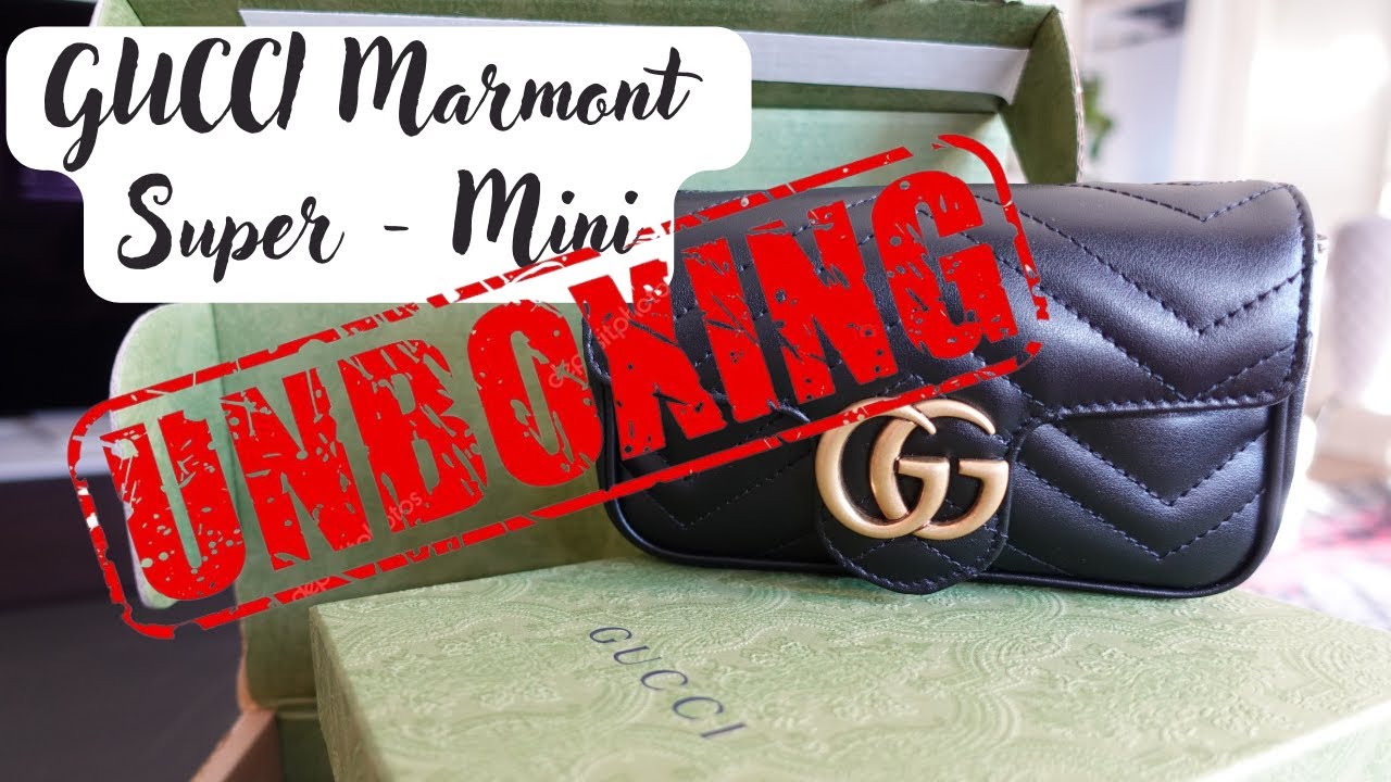 Распаковка Gucci Marmont Super Mini