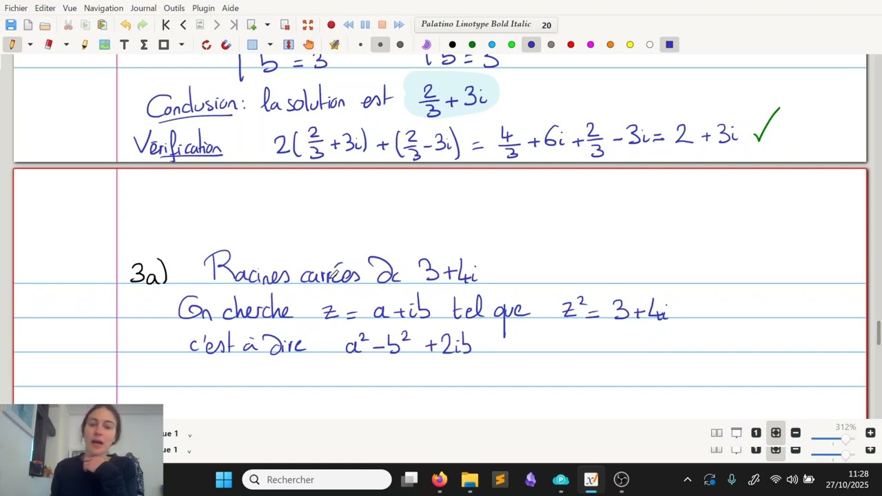 Maths pour les Sciences 1 - CC1 2025 - Exercice 2