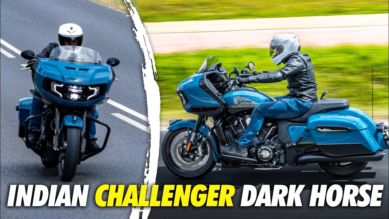 Indian Challenger - CZARNY koń wśr&oacute;d bagger&oacute;w!
