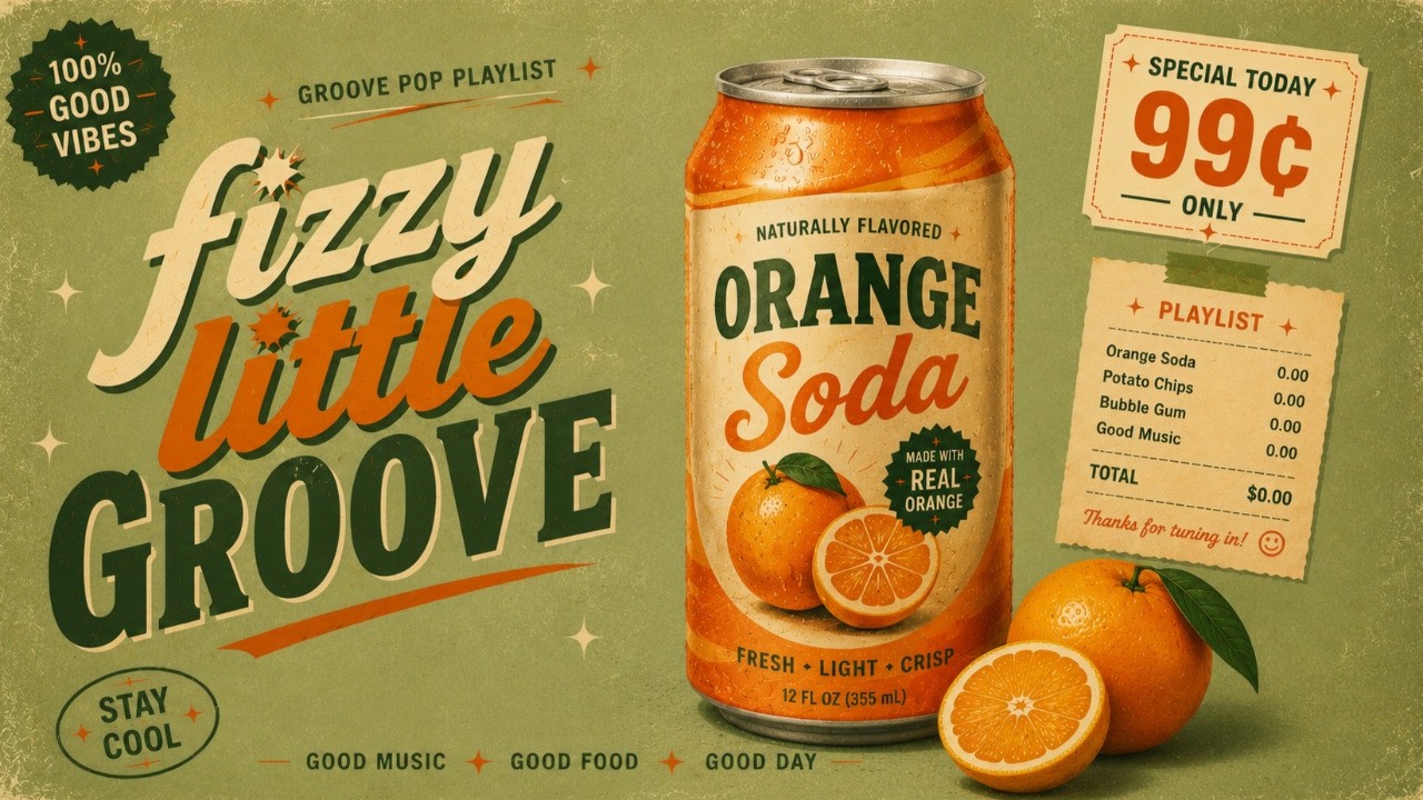 🍊 Playlist | 듣는 순간 상큼해지는 음악 &middot; Orange Soda | Groove Pop &middot; Indie Funk