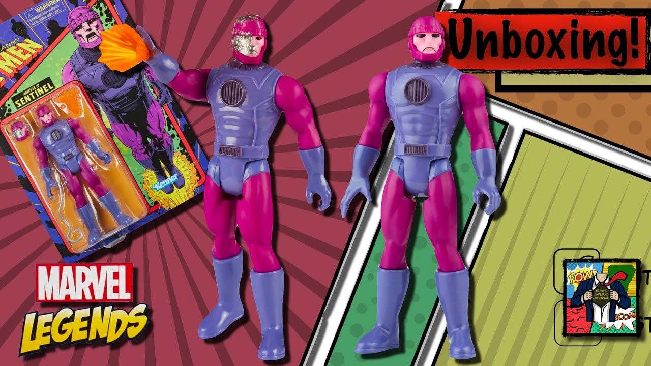 Centinelas Marvel Legends Figuras Retro 3.75 Kenner Video Unboxing Sentinels Figures