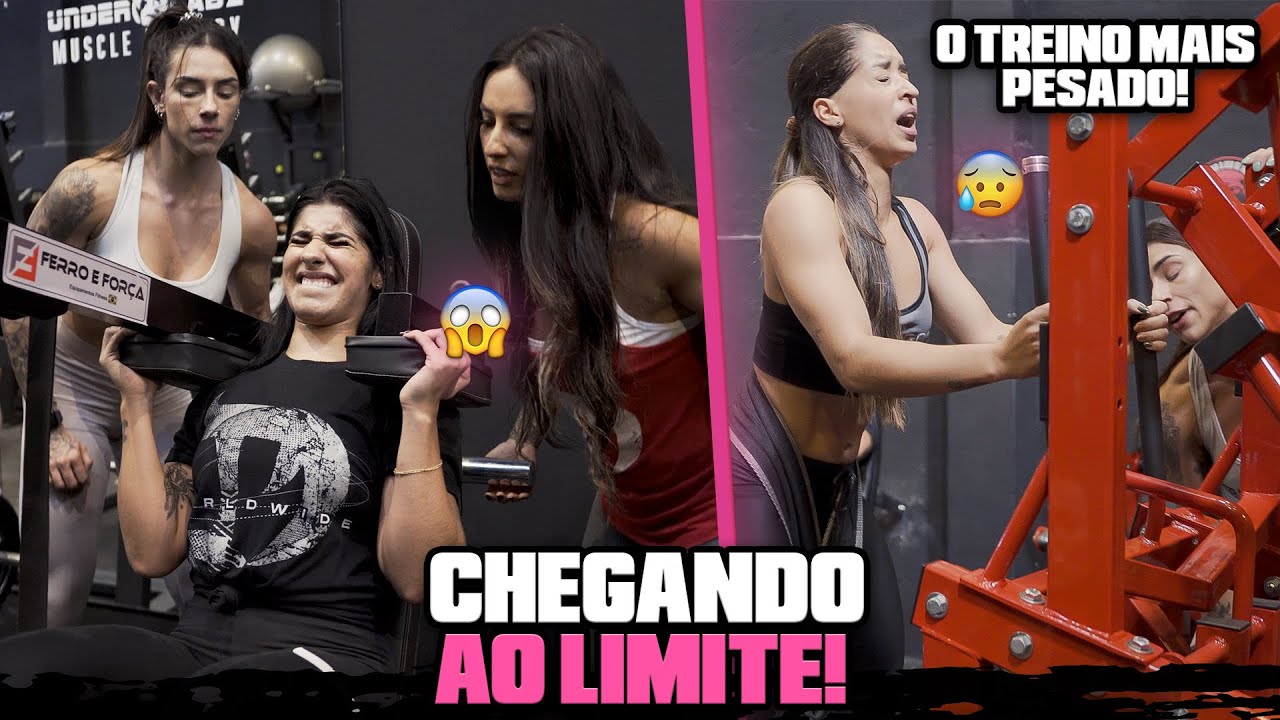 TREINO HARDCORE COMPLETO DE PERNAS | ATÉ A FALHA TOTAL COM ALINE ANTIQUEIRA E CAROL SANCHES