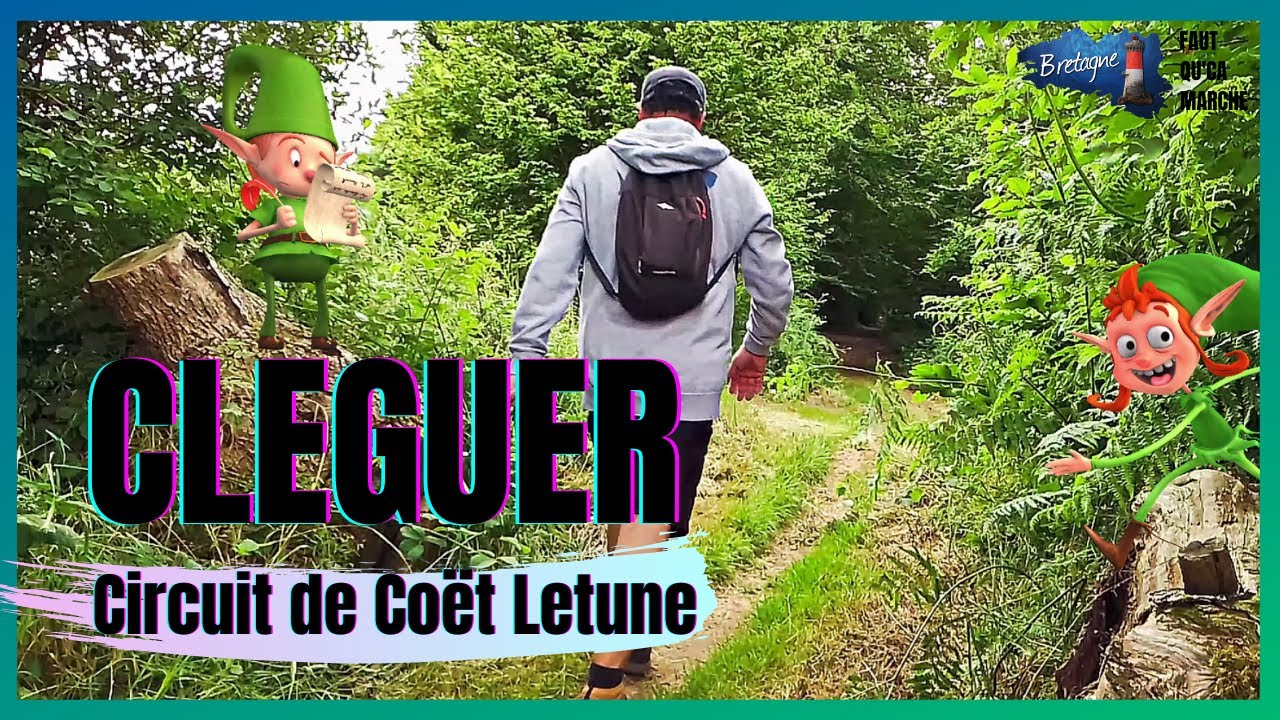 Découvrir le Morbihan en randonnée . Cléguer. Circuit de Coêt Letune. 8,3 Km. #bretagne #randonnée