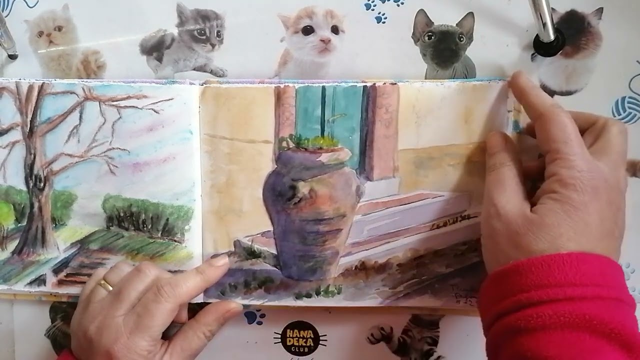 Cosa c'è nel mio sketchbook /Sketchbook flip through