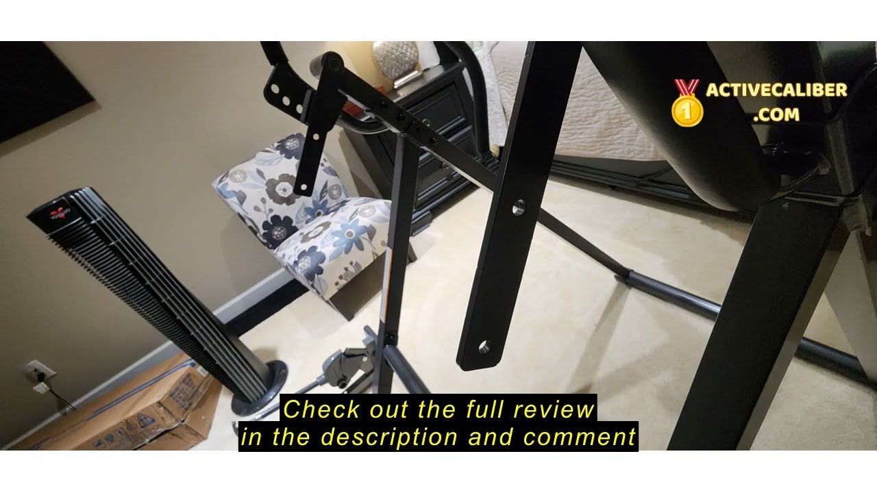 Review Innova Health and Fitness Innova ITX9900 Inversion Table with Air Lumbar Support, Black/Gray