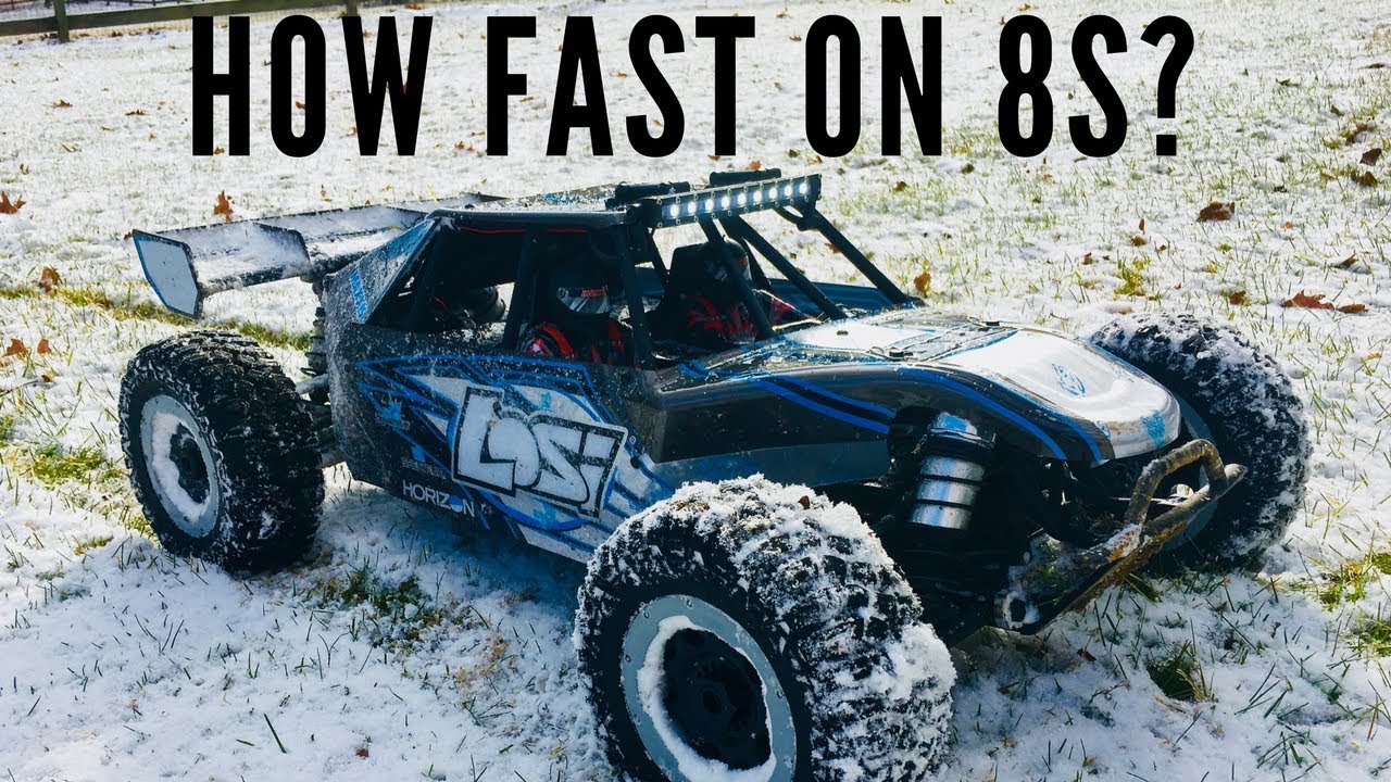 How Fast Is The Losi XL- E Desert Buggy on 8S?