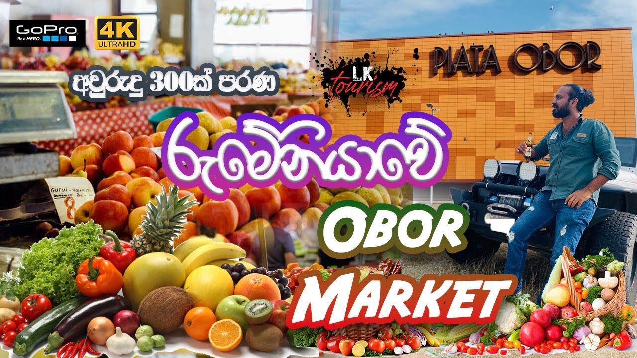 Taxi කෙල්ල 👩‍🎤එක්ක රුමේනියාවේ පොළට යං | Obor market In arad Romania | LK Tourism | Romania | Arad