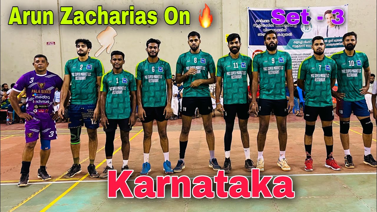 2nd Semifinal’s | Arun Zacharias On 🔥 Karnataka Vs Indian Navy | Set - 3 | Nadapuram