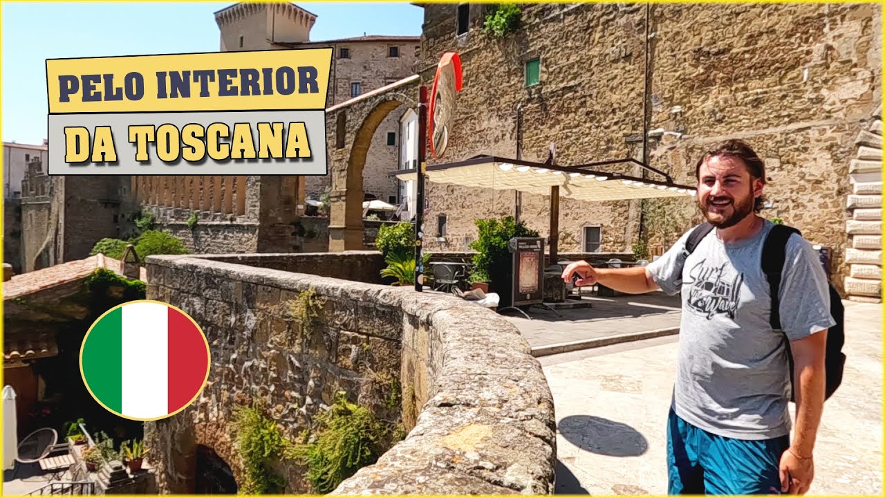 OLHA ONDE FOMOS PARAR, PITIGLIANO na ITÁLIA  | 🇮🇹