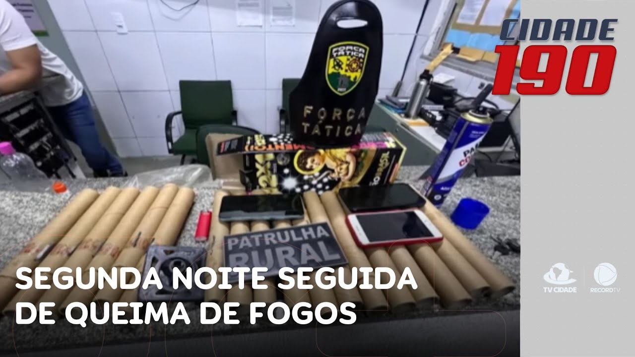 Segunda noite seguida de queima de fogos em vários bairros da capital | Cidade 190