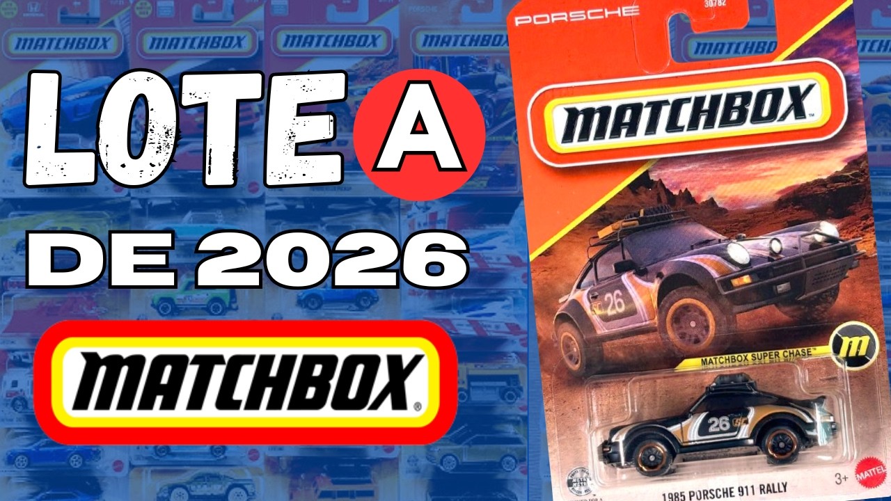 LOTE A MATCHBOX 2026 - COM UMA MINIATURA SUPER RARA