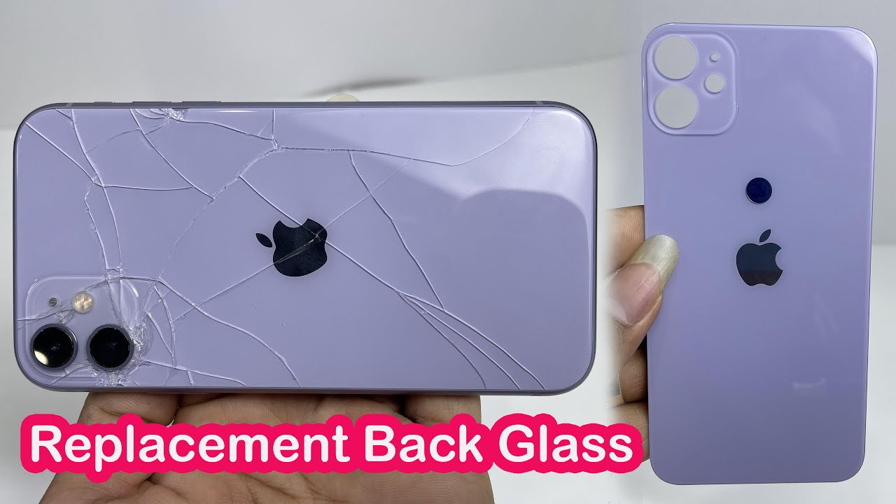 iPhone 11 Replacement back glass iPhone Broken Back Glass -Phone Cracked#repairing #fixphone