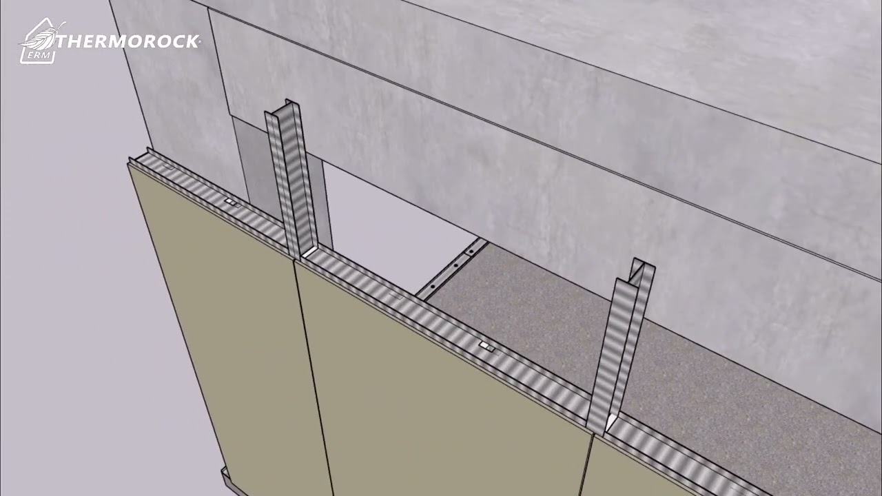 Thermorock🏗️ proceso  de instalación en  estructura de concreto #thermorockmax 👷📈🏢⚡☑️🌱
