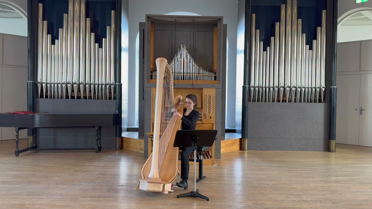 Heinrich Hartl (*1953): Drei Charakterstücke für Harfe op.24: I. Elegie