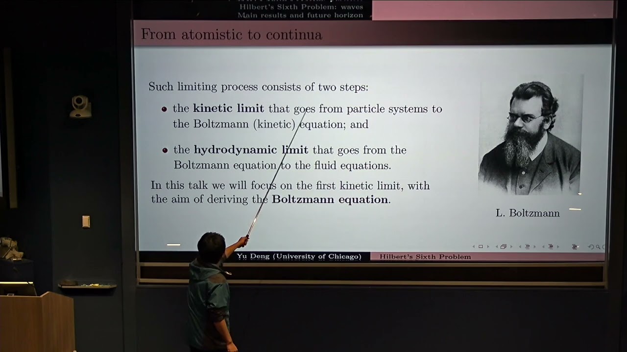Yu Deng: The Hilbert Sixth Problem: Particles and Waves (December 6, 2024)