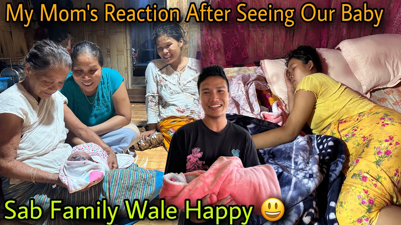 My Mom’s Reaction After Seeing Our Baby 👶 || Sab Family Wale Happy 😃 || Mummy Dadi Ban Gayi🥰