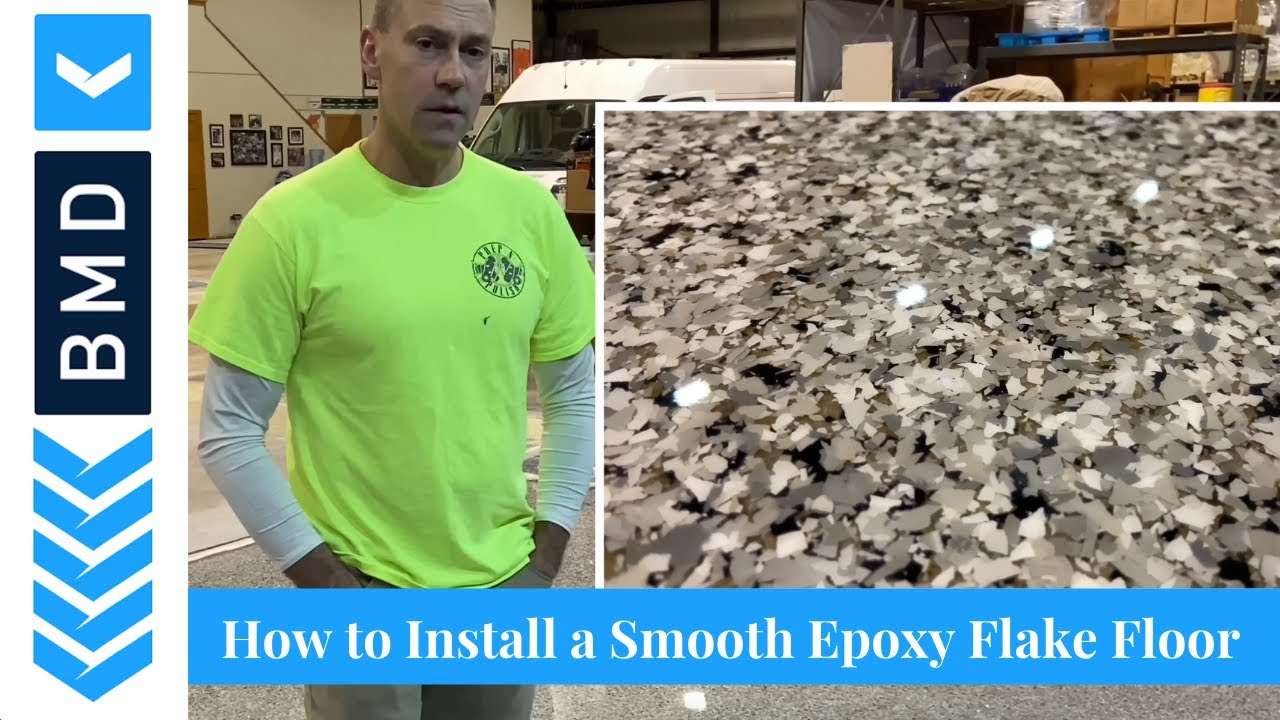 How to Install a Smooth Epoxy Flake Floor