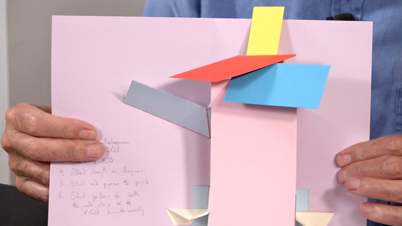 Pop-Up Tutorial 76 - Unfurling Mechanism - Type 2 - Roll-over
