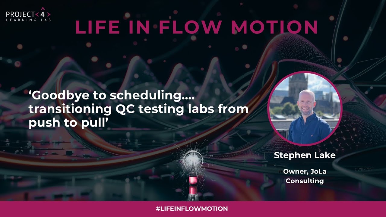 Goodbye to Scheduling..transitioning testing QC labs from push to pull