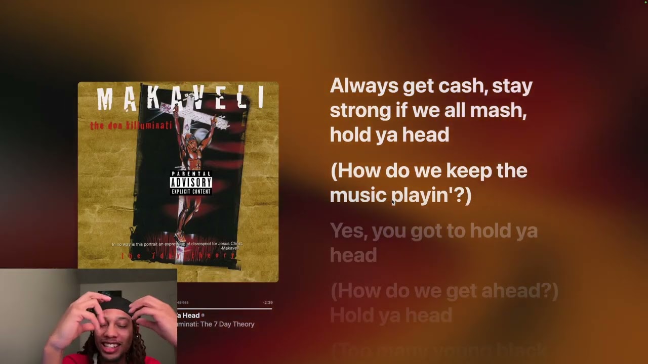 DO YO HOMEWORK ON THE GOAT | 2Pac - Hold Ya Head Lyric Video (Reaction)