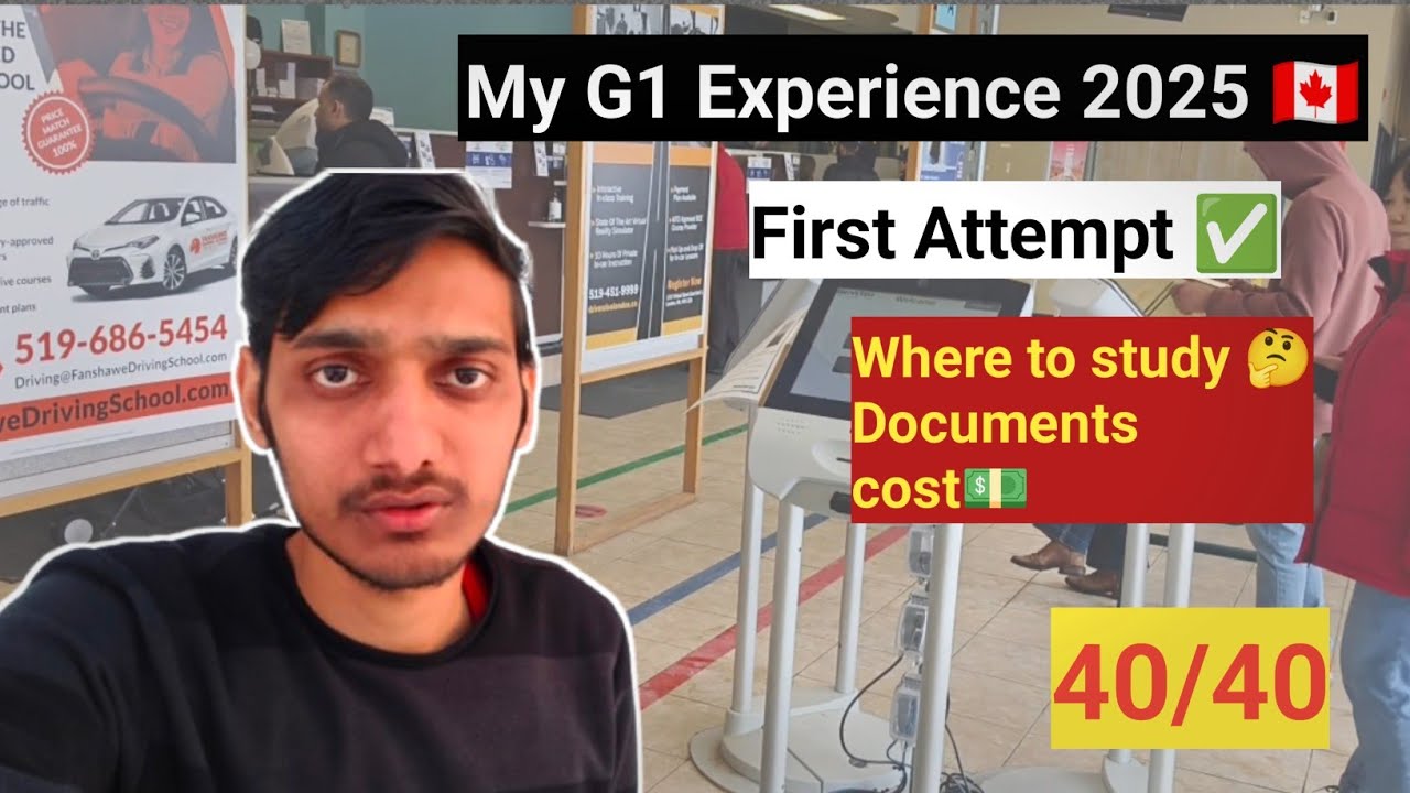 My G1 Experience in Canada 2025 🇨🇦 || G1 test Ontario 2025 || @mryashu513