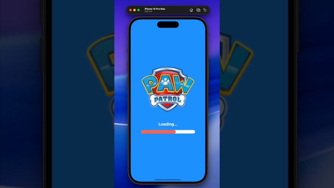PAW PATROL APP | React Native App #appdev #mobileapp #smartphone #codeprep #techtok