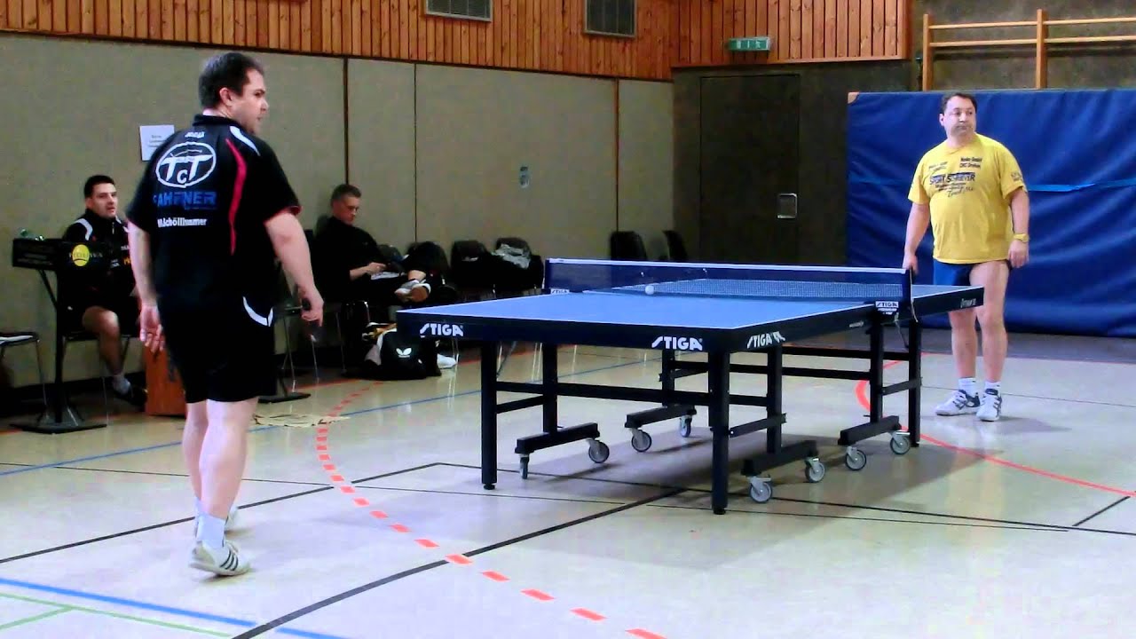 Marc Sch&ouml;llhammer vs. Uwe Schriever 1. Satz | TTC Altena ClubTV