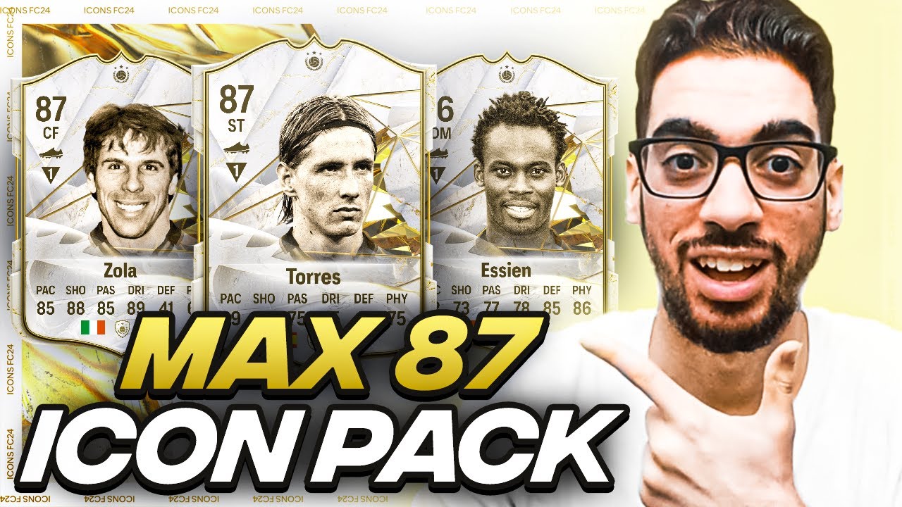 16x MAX 87 ICON UPGRADE SBC PACKS! EAFC 24 Ultimate Team