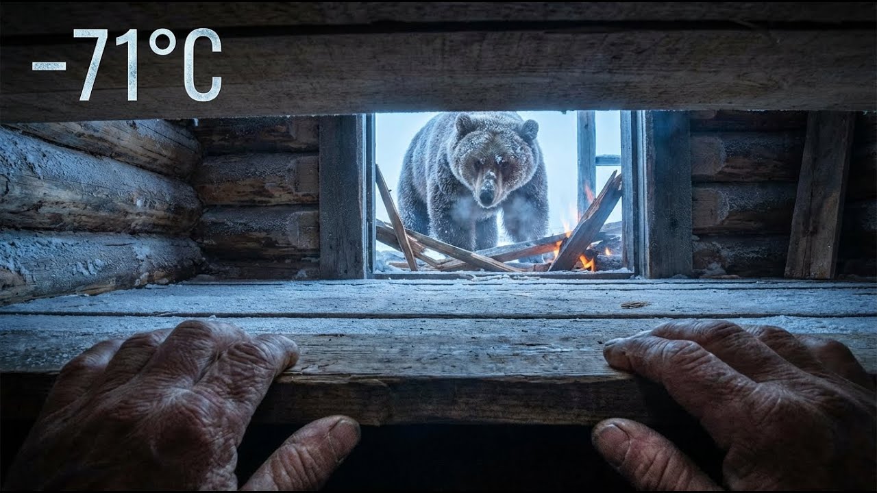Survival at -71°C | 93 Year Old Widow Hides from Bear breaking the door