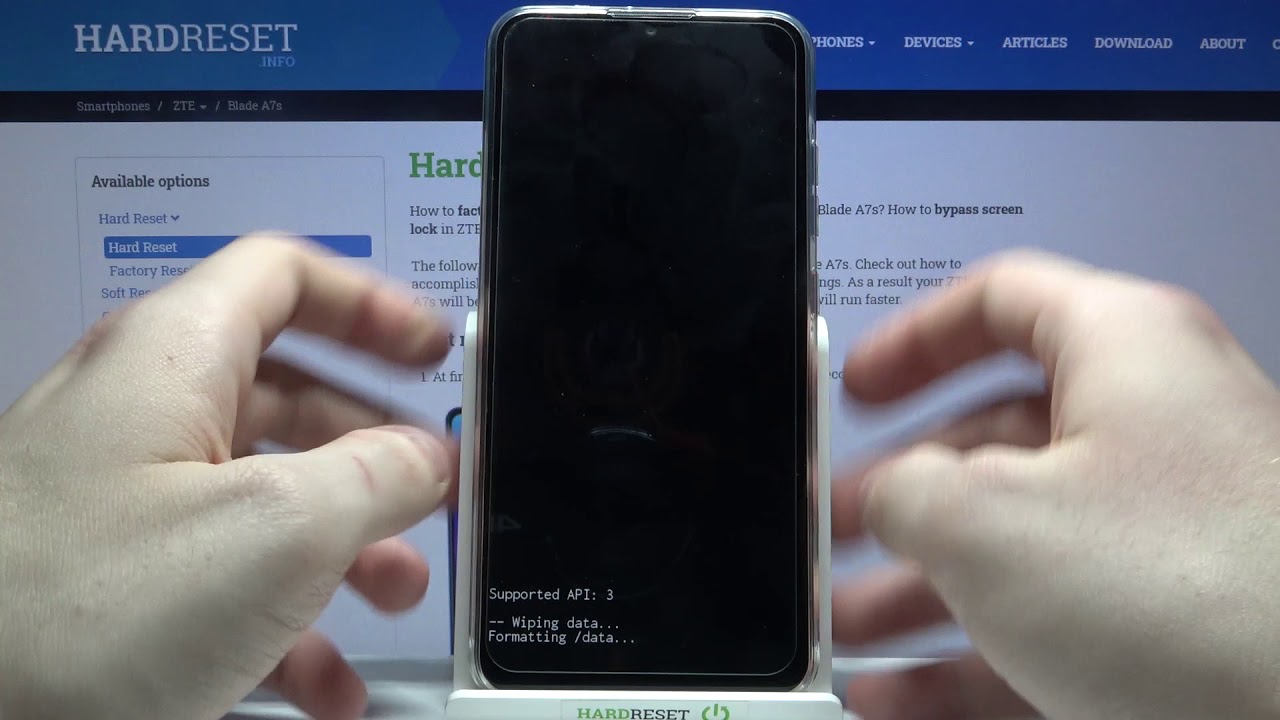 How to Hard Reset ZTE Blade A7s  - Factory Reset / Wipe Data by Recovery Mode