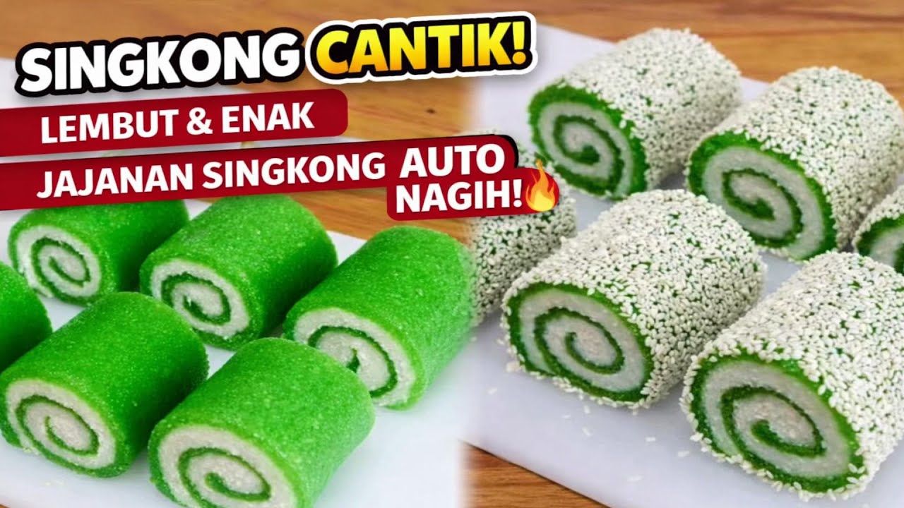 Resep Singkong Kekinian! Cantik, Lembut, dan Wangi Pandan
