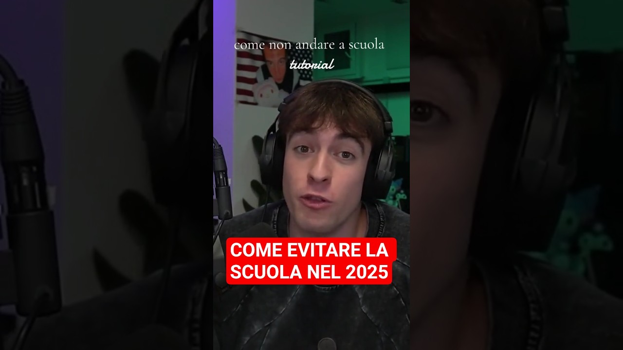 Come saltare la scuola senza essere scoperti nel 2025 #foryou #tutorial #scuola #school #funny