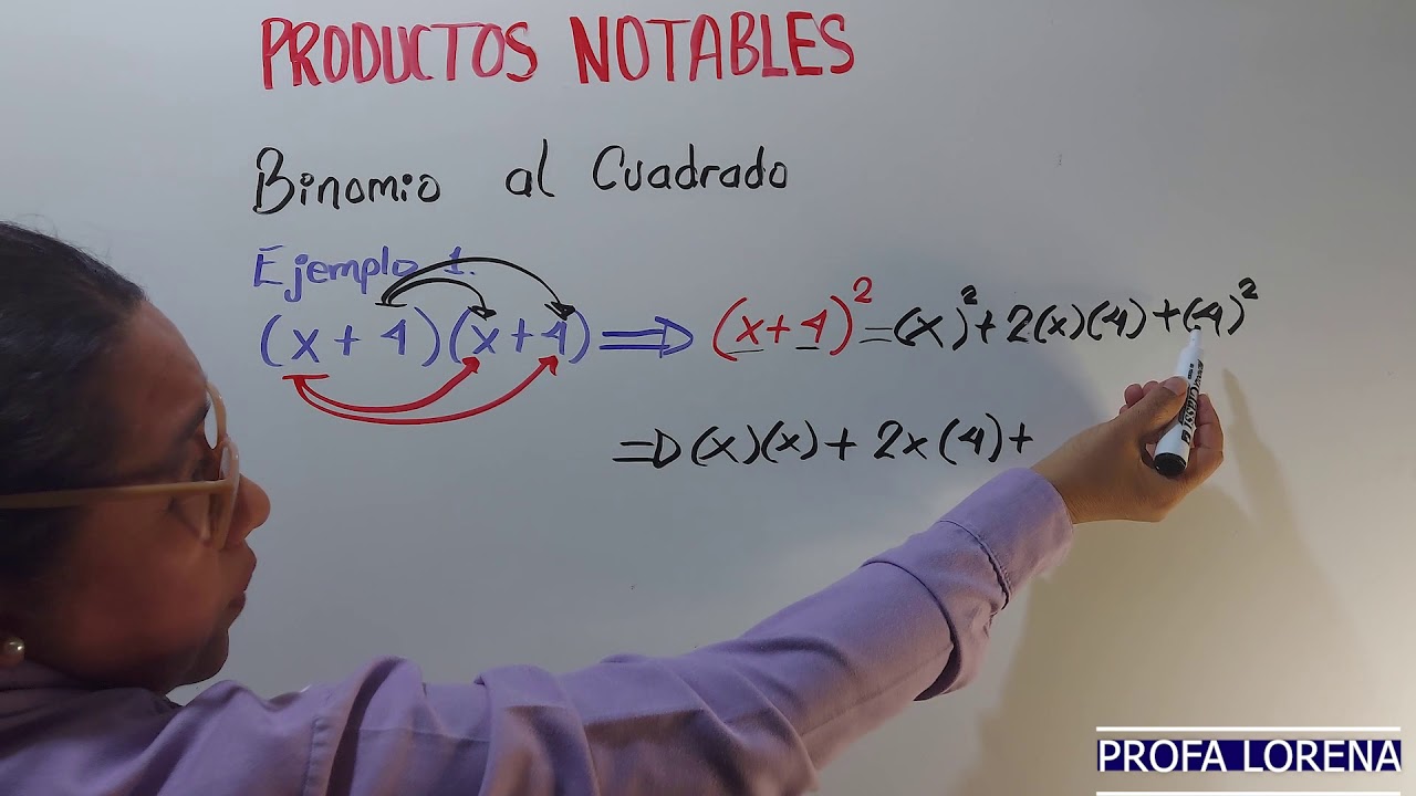 PRODUCTOS NOTABLES - Binomio al Cuadrado - Ejemplo 1
