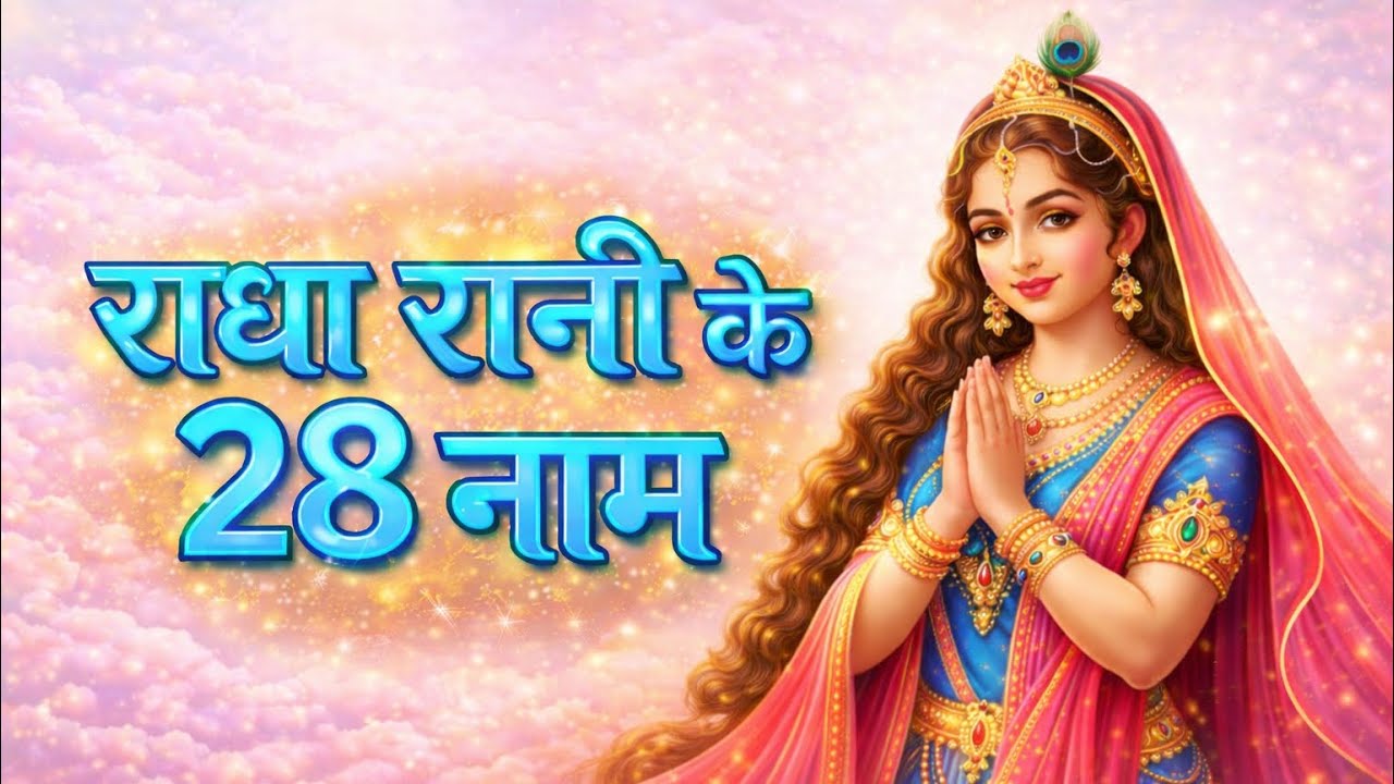 Remove All Worries with these 28 Names of Radha Rani | श्री राधा 28 नाम जप