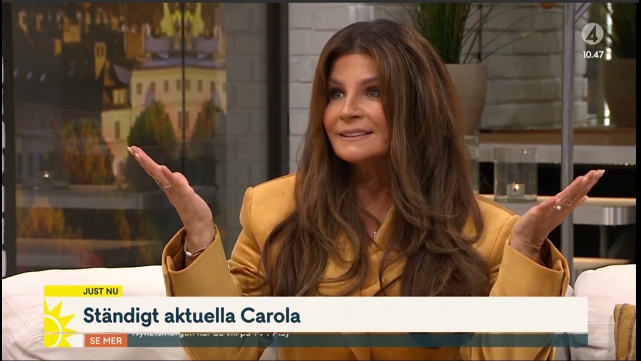 Carola Häggkvist - Nyhetsmorgon (20/10/2024)