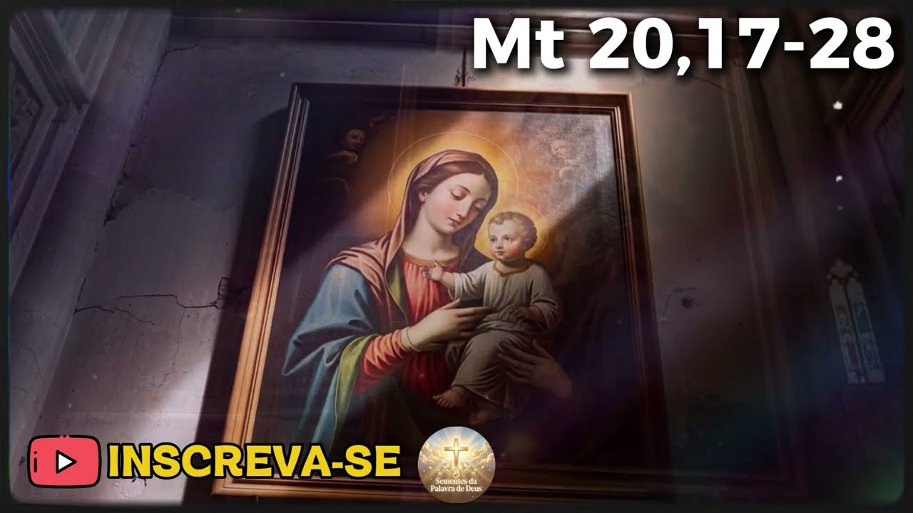 EVANGELHO DE HOJE - 04 DE MARCO | Mt 20,17-28 | PADRE REGINALDO MANZOTTI