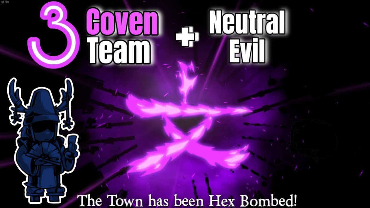 Outnumbered, Outmatched, but UNSTOPPABLE! Hex Bomb Win with 3 Coven in Town of Salem 2!