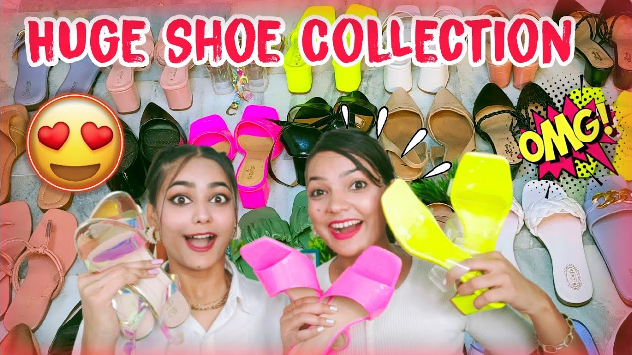 Sharing our *HUGE* Shoe Collection😍 | How We *ORGANISE* Our Footwear