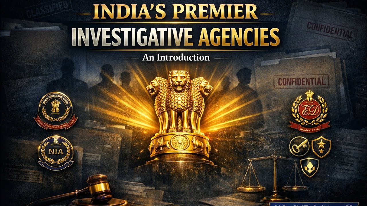 India&rsquo;s Premier Investigative Agencies | CBI, NIA, ED Explained | LLB lCLAT  Judiciary GS@MlAW-d2z 