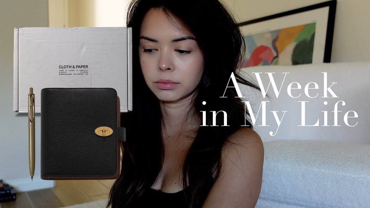 A Week in My Life | Cloth and Paper Unboxing, Husband's Birthday, Setup in My A6 Mulberry, Books