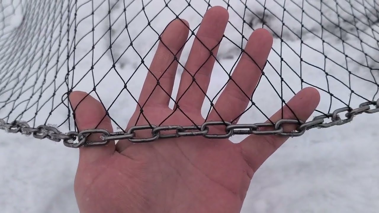 Кастинговая сеть спустя 2 года. 4м в диаметре ячея 30 обзор.
