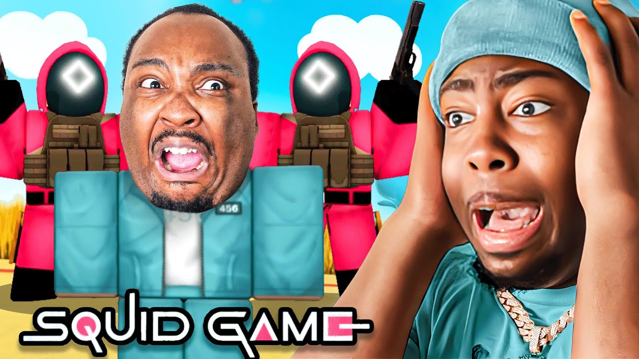 BLACK GUYS TRY TO SURVIVE SQUID GAME! Roblox Squid Game