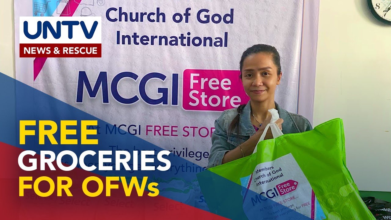 MCGI Free Stores open to OFWs who lose their jobs due to pandemic