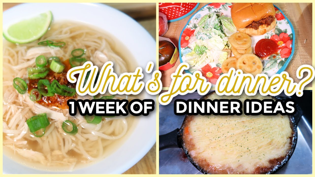 WHAT'S FOR DINNER? #267 | 7 Real-Life Family Meal Ideas