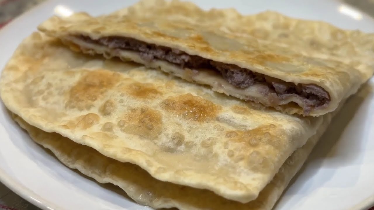 Meat Stuffed Flatbread | Uzbek Chebureki | Dagestan Chudu | Lebanese Arayes | Turkish Pide