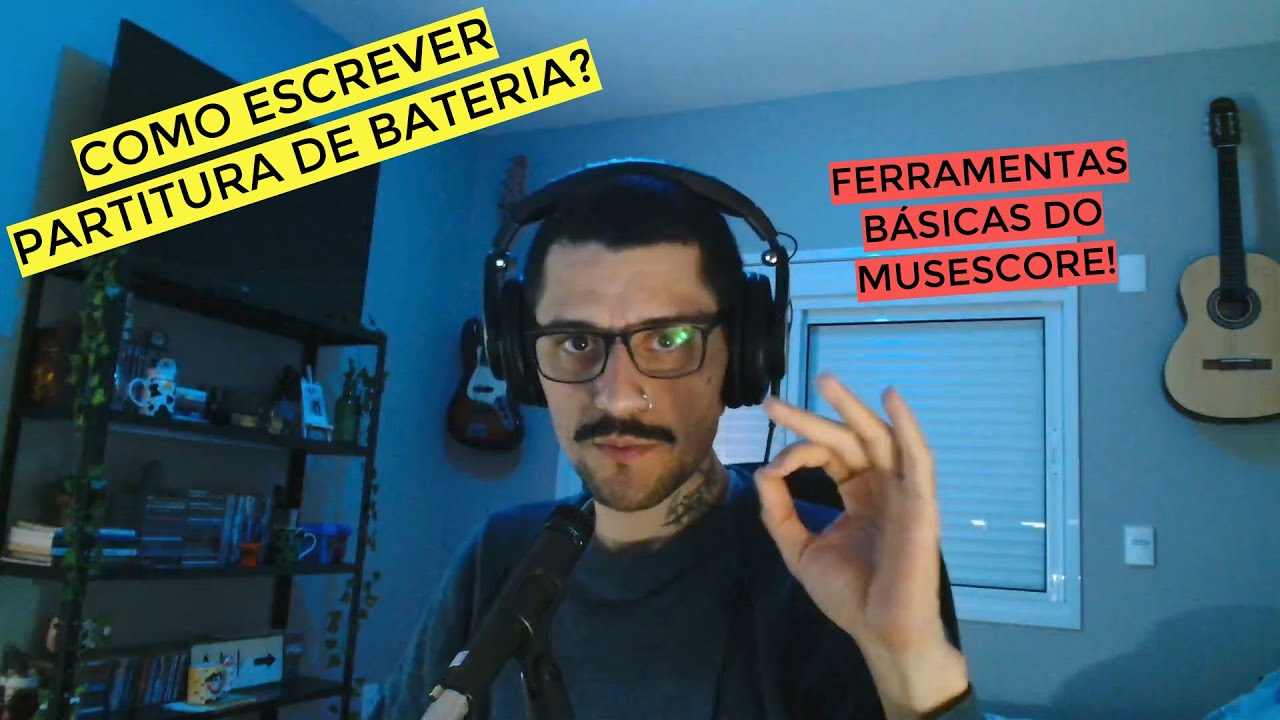 DOUG LP - TUTORIAL MUSESCORE (ferramentas básicas) - Como escrever partitura de bateria?